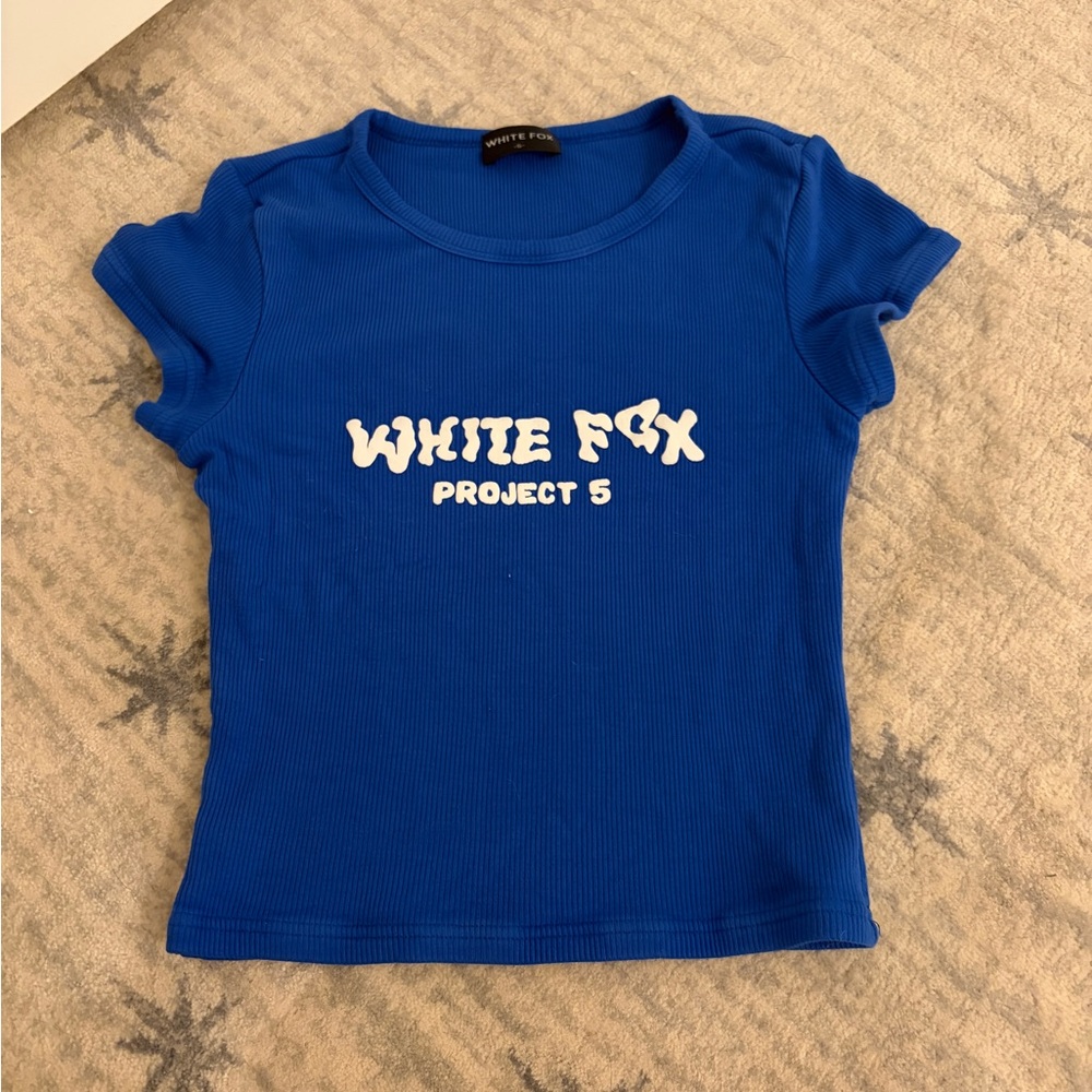 White Fox Boutique Kids Royal Blue Tee